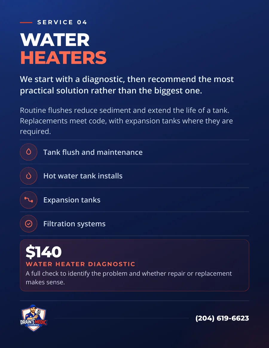 Drain Medic Plumbing brochure, page 11