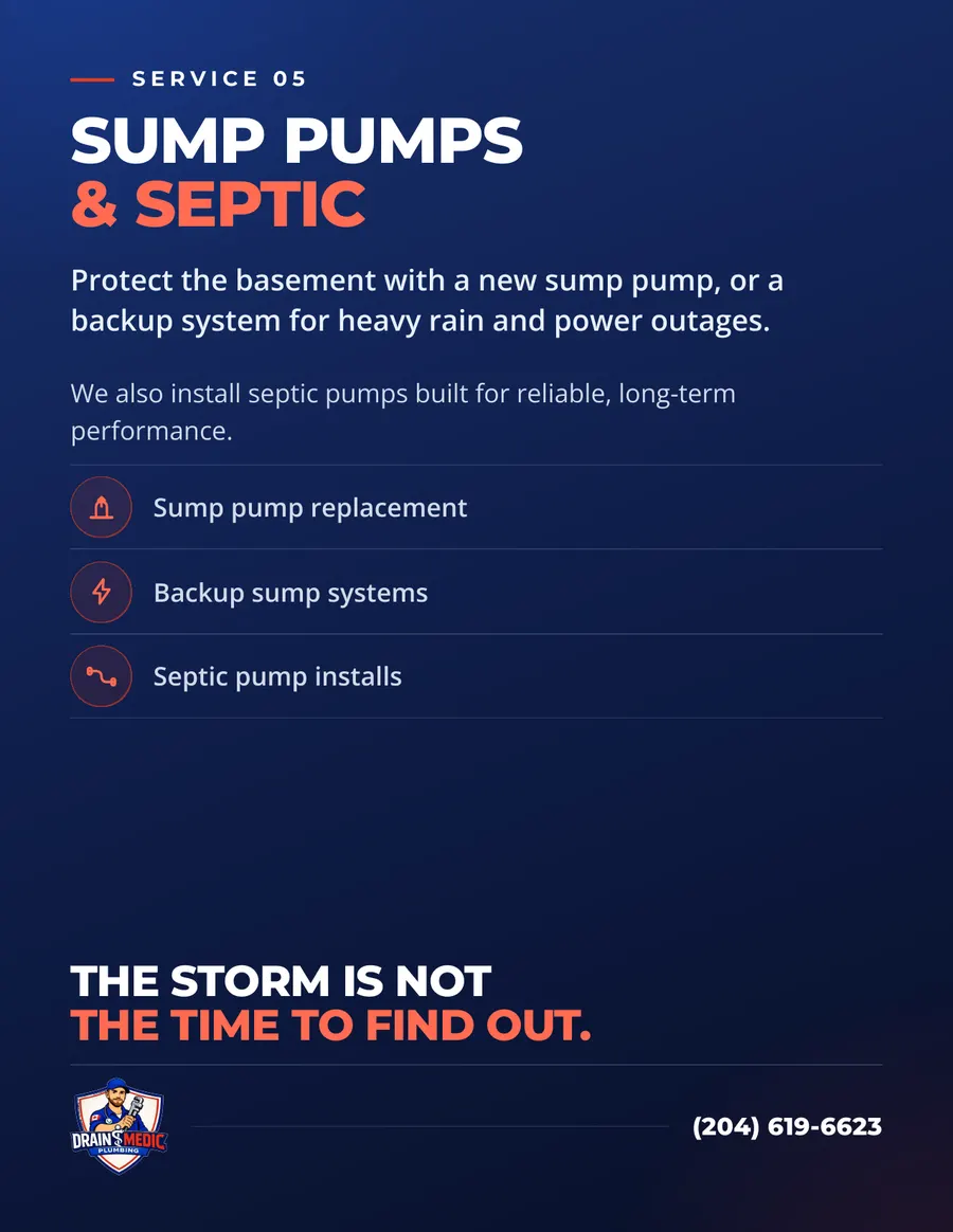 Drain Medic Plumbing brochure, page 13