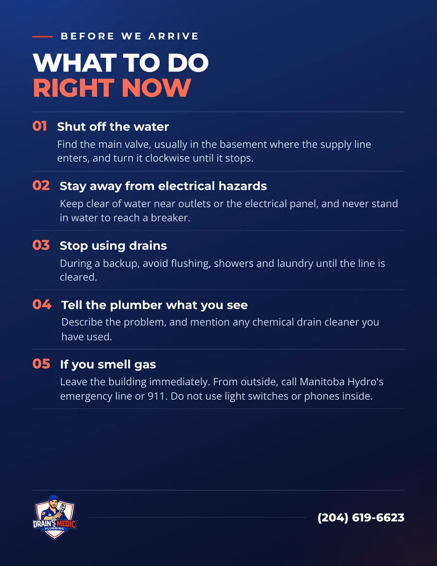 Drain Medic Plumbing brochure, page 19