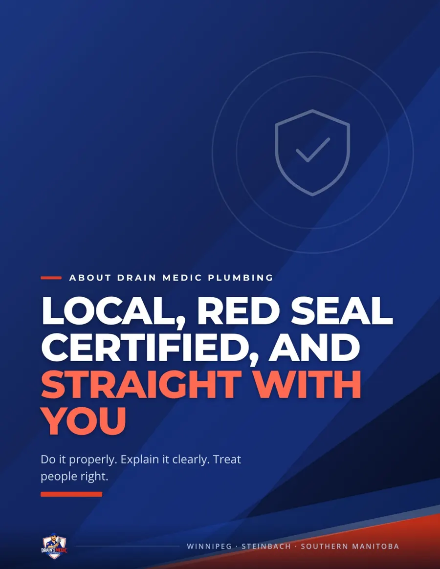 Drain Medic Plumbing brochure, page 28