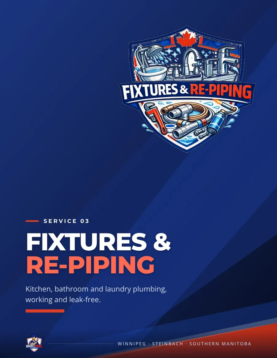 Drain Medic Plumbing brochure, page 8