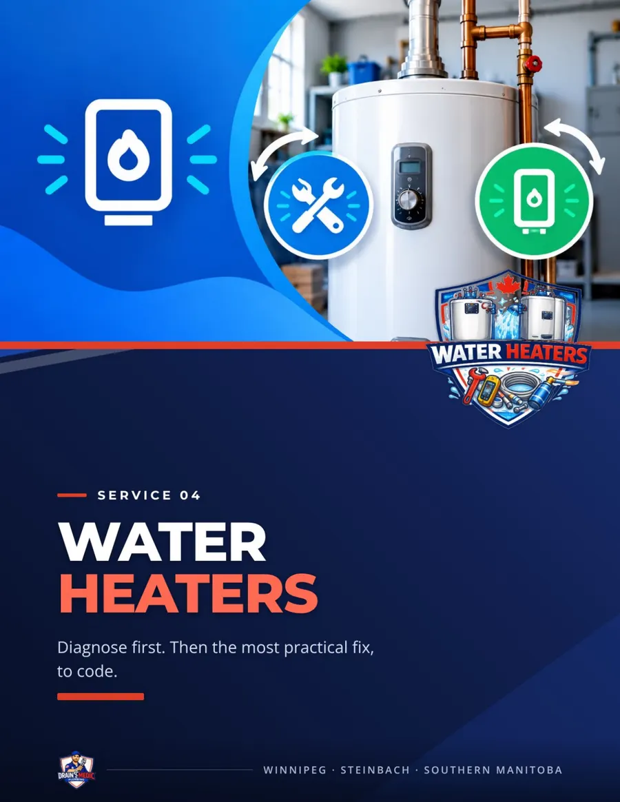 Drain Medic Plumbing brochure, page 10